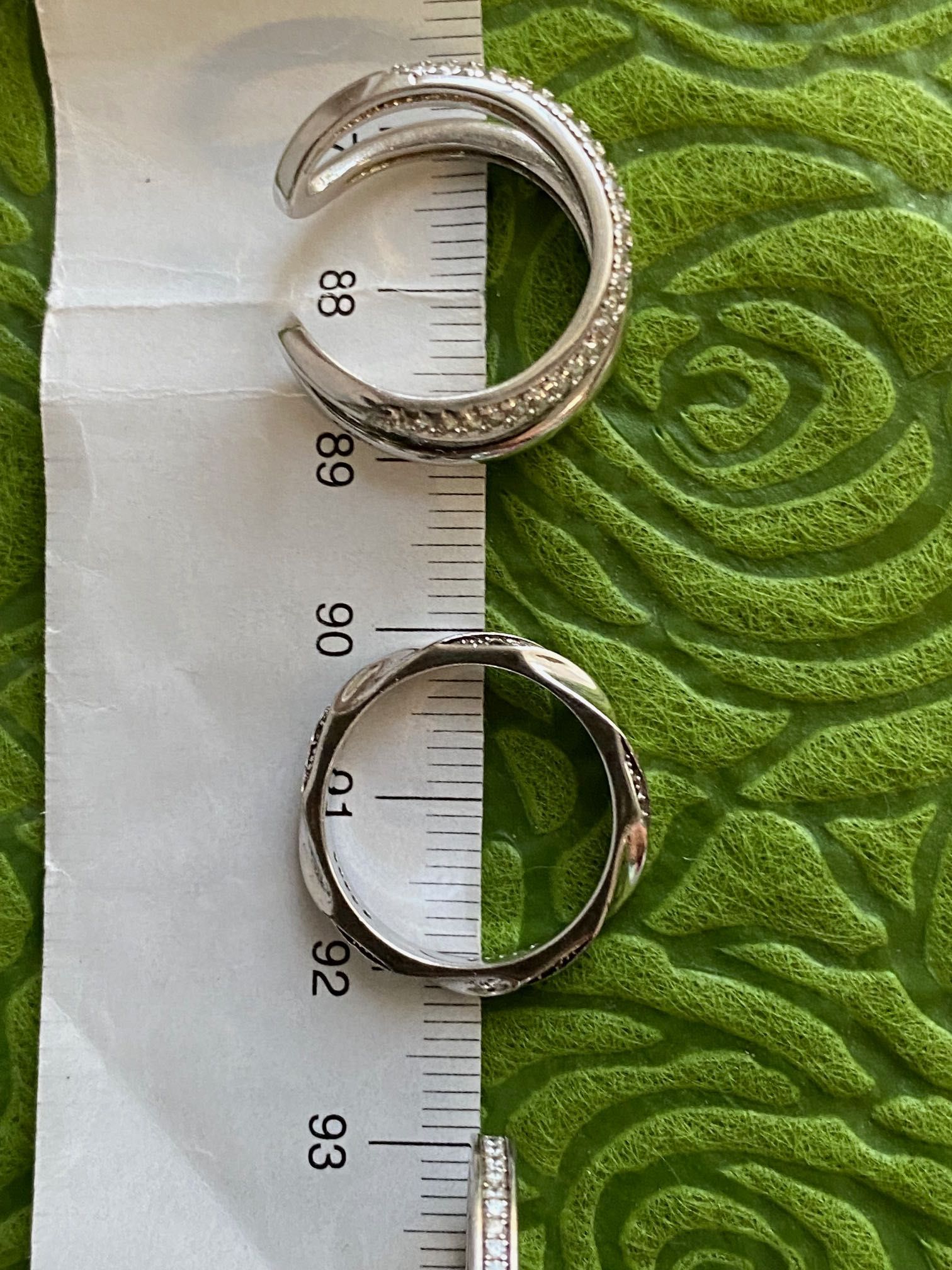 3 inele noi  moderne ag 925 zirconia - 270 lei