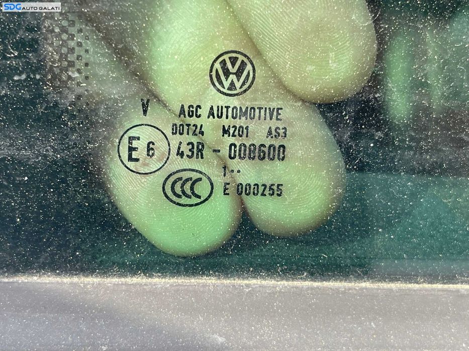 Geam Sticla Fix Usa Portiera Dreapta Spate Volkswagen Tiguan 2011 - 2015