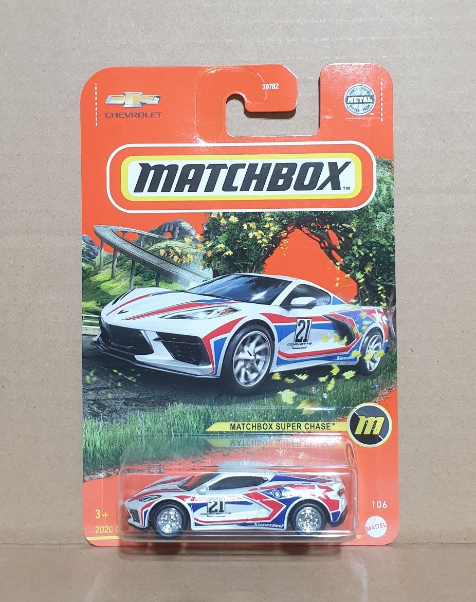 Machetă Matchbox Chevrolet Corvette Super Chase