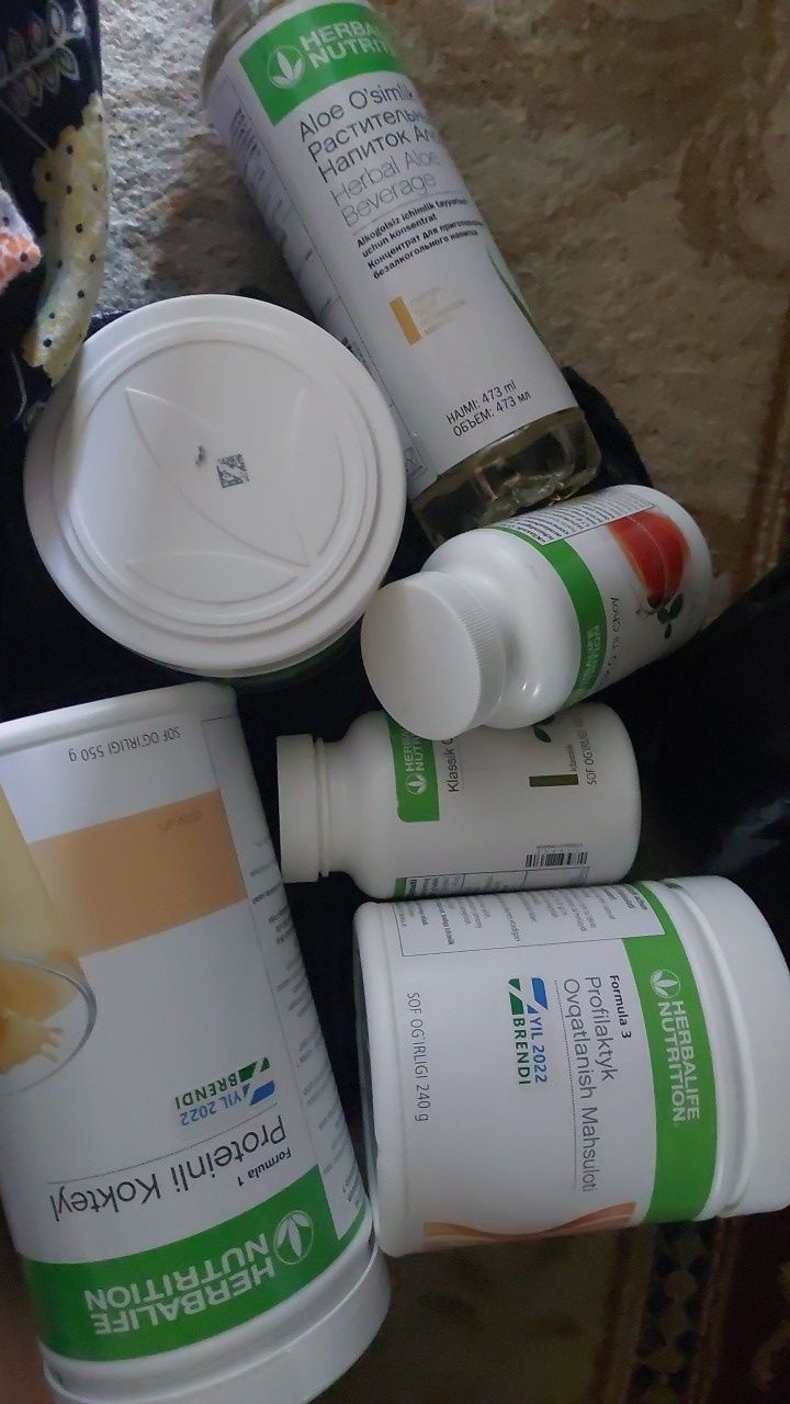 Gerbalayf Herbalife Aloe, choy, kokteyl, oqsil, kofe, omega3, kalsiy,