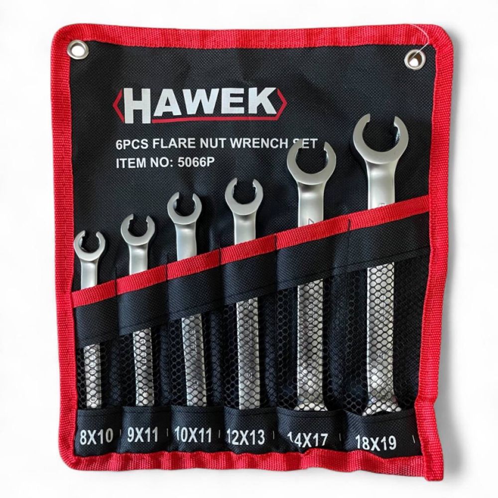 Комплект срязани ключове 6 части HAWEK