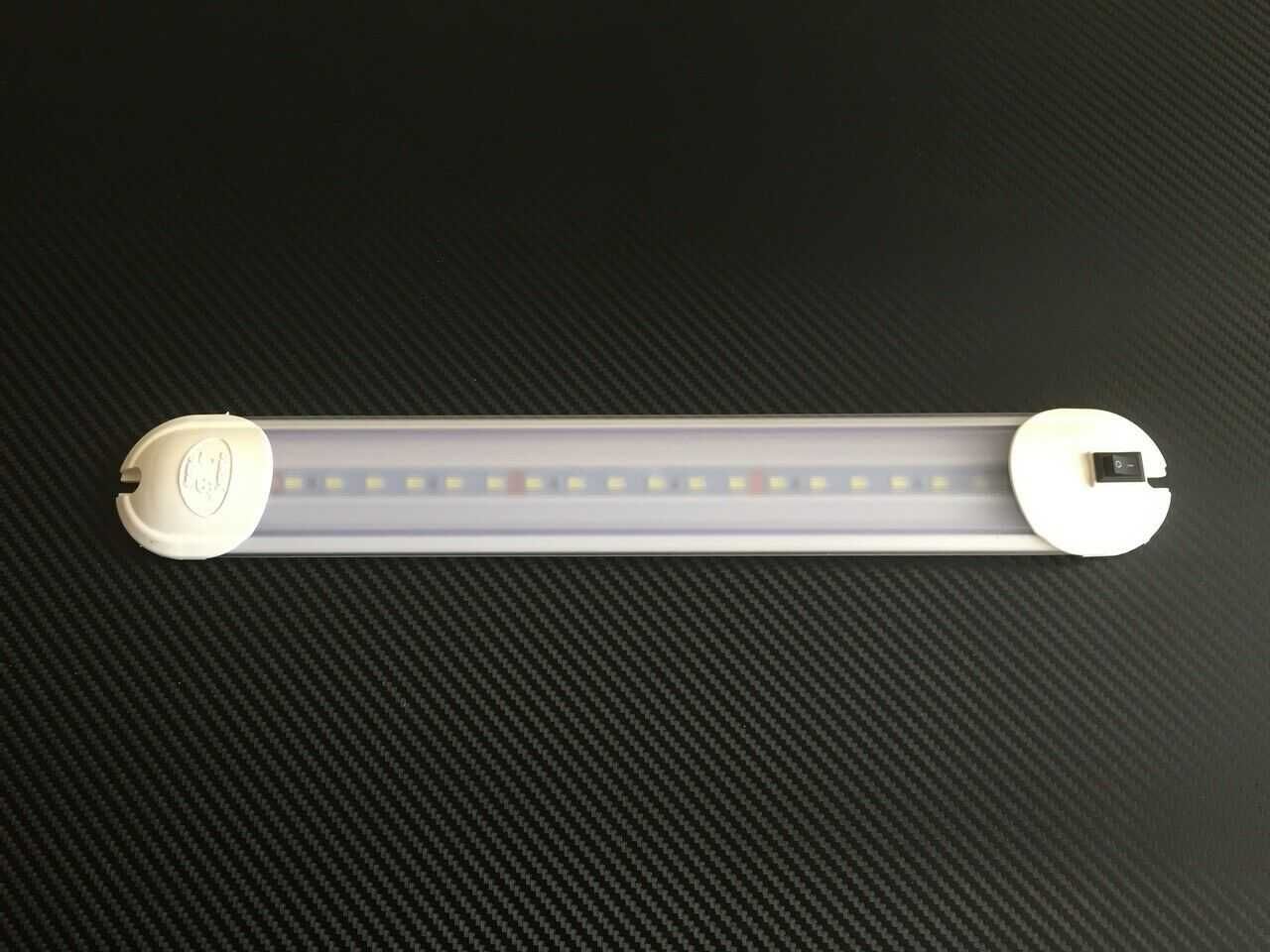 1 бр. ЛЕД LED плафон интериорна къмпинг лампа за каравана  12V , 35см