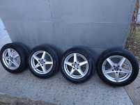 Алуминиеви джанти Ronal 5*114.3*16 със зимни гуми Kumho 205/60/16 23 г
