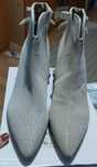 Botine bej cu sclipici