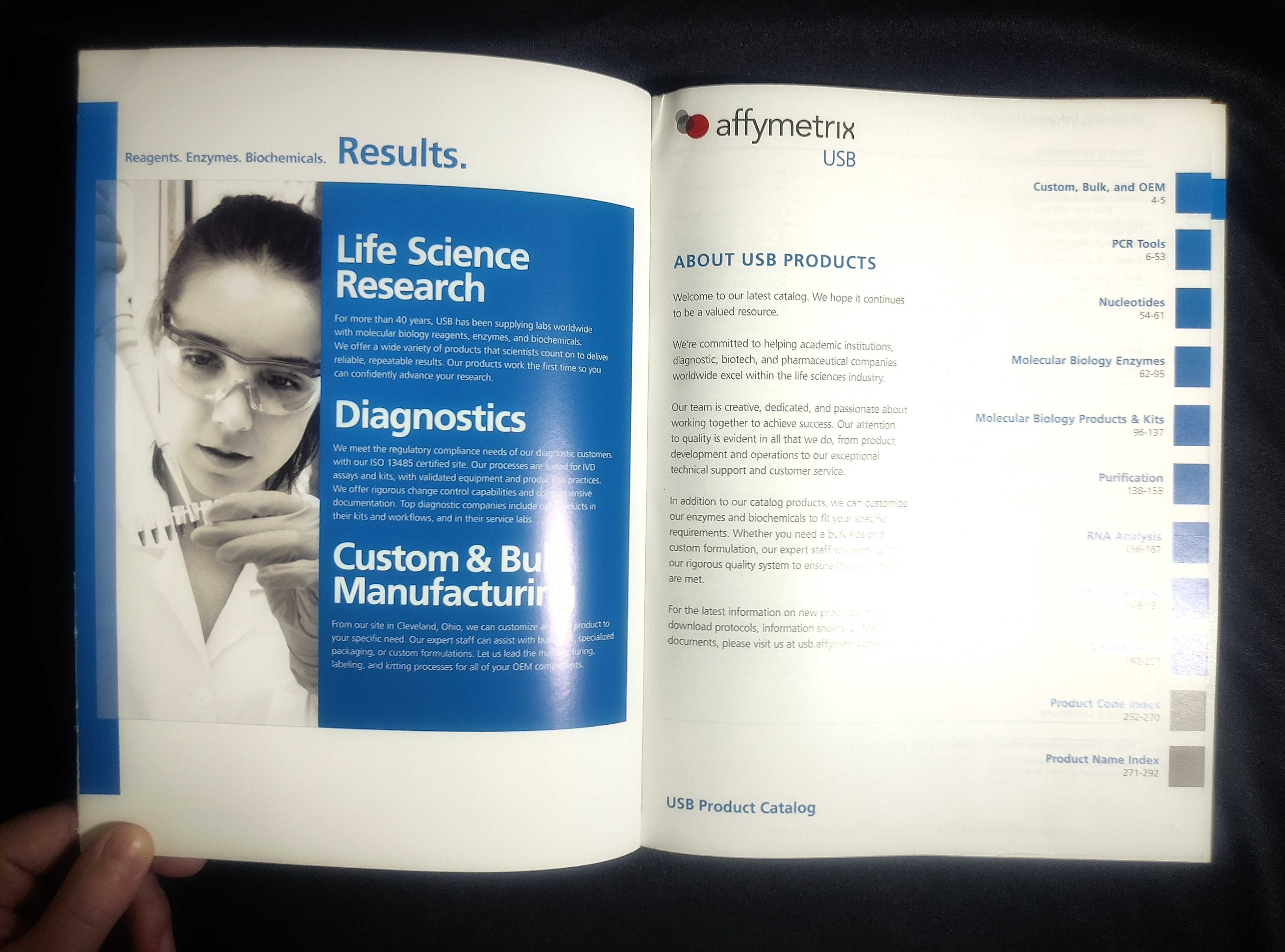 Каталог Accelerating Results. Reagents. Enzymes. Biochemicals. США