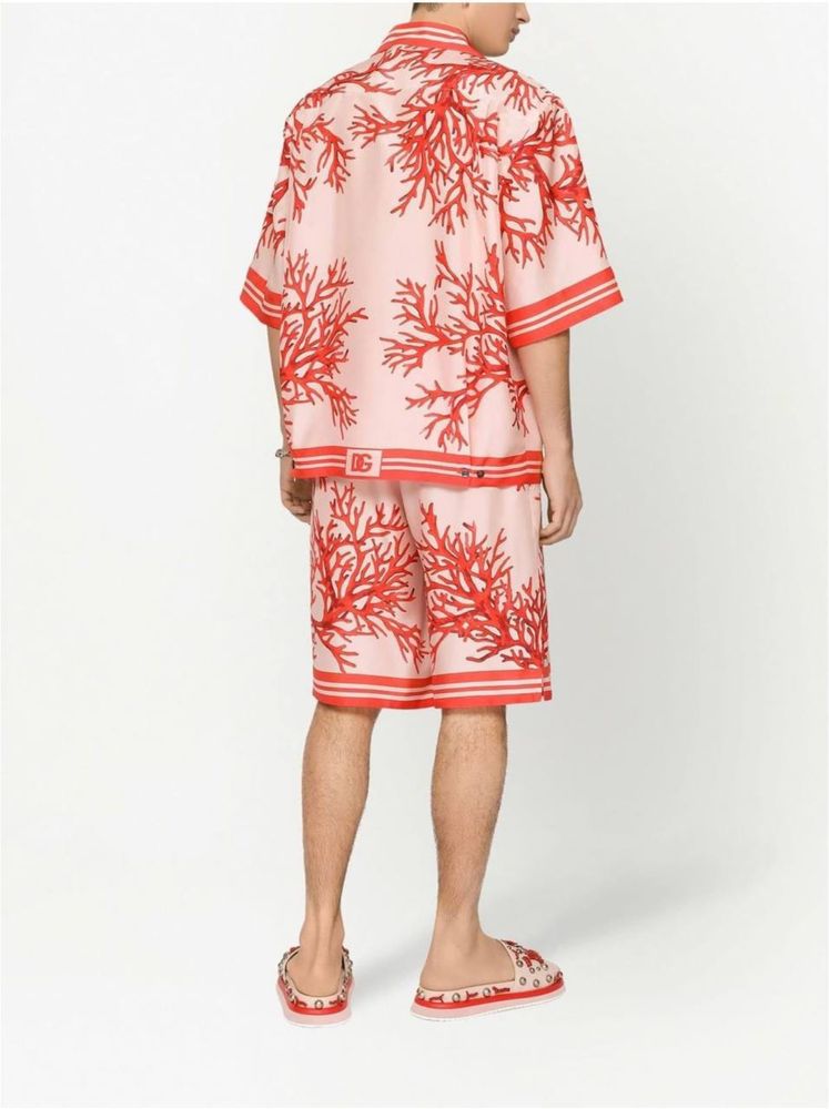 Dolce Gabbana Coral Silk