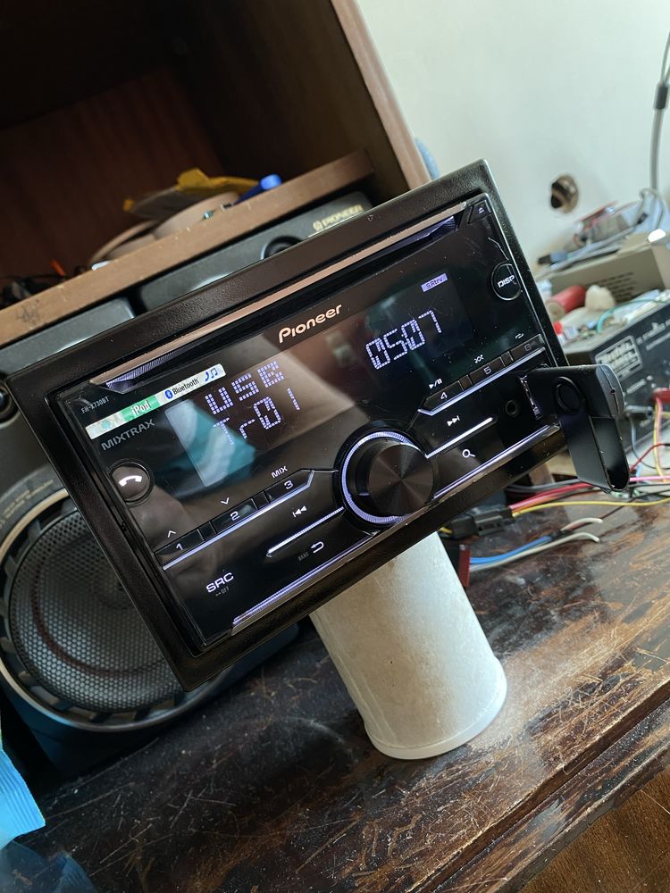 Pioneer FH-X730BT - ДВОЕН ДИН- BLUETOOTH USB CD радио плеър за кола сд