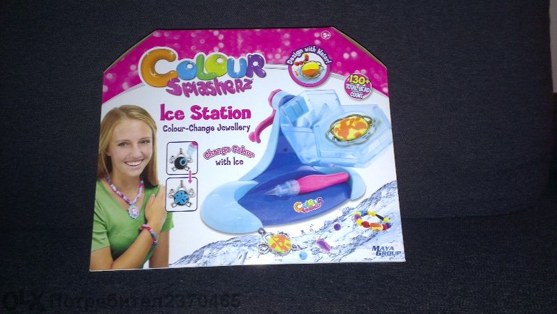 Игра за деца-дизайнерско ледено студио за бижута color splasherz
