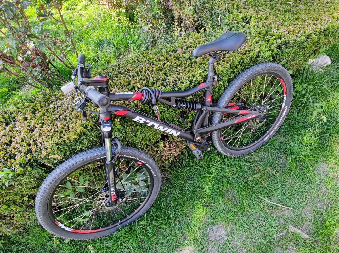 Bicicleta full suspension 120 cursa  rock rider fs 120