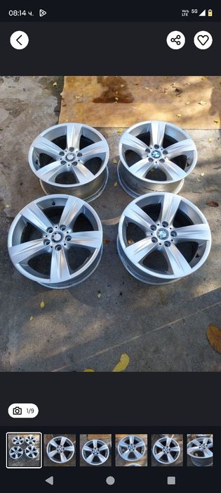 Продавам джанти за БМВ 18"