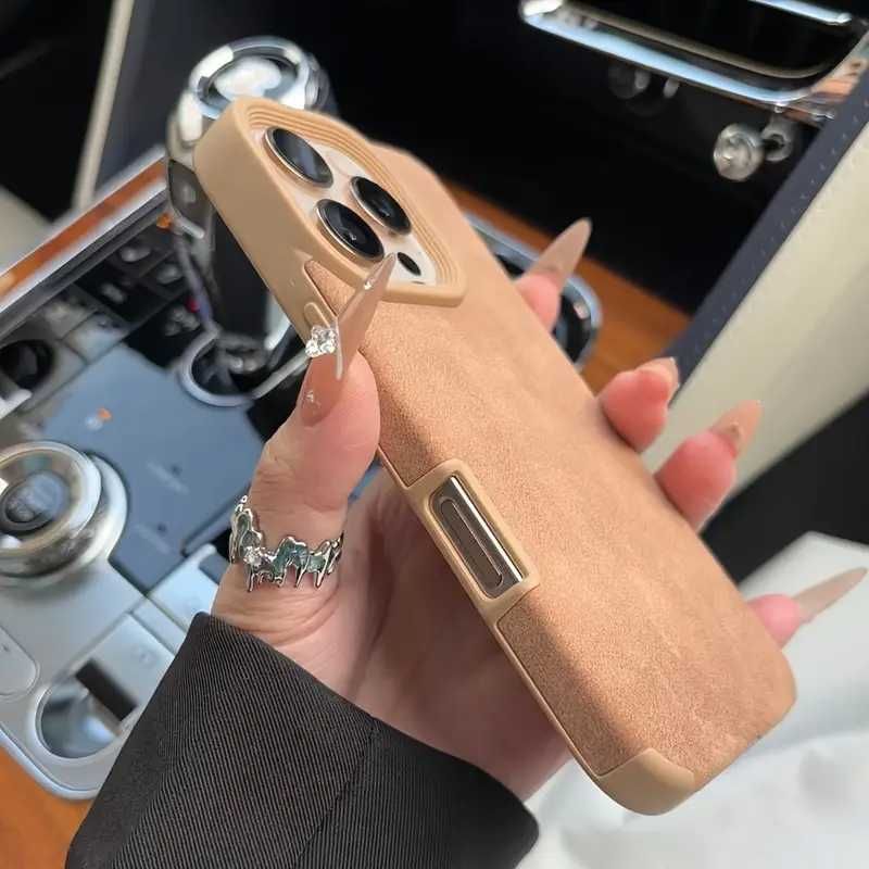 ТОП ЦЕНА! Луксозен кожен кейс за всички модели на iPhone!
