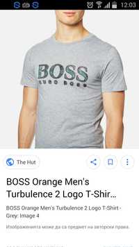 Boss Orange Turbolence 2 Logo Grey Mens Size S НОВО!
