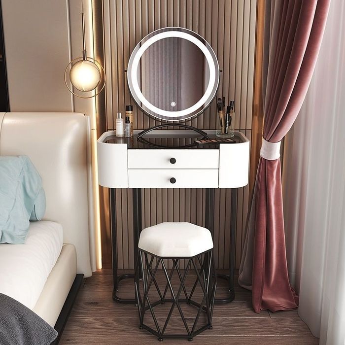 Туалетный столик из настоящей каменной плиты из цельного дерева