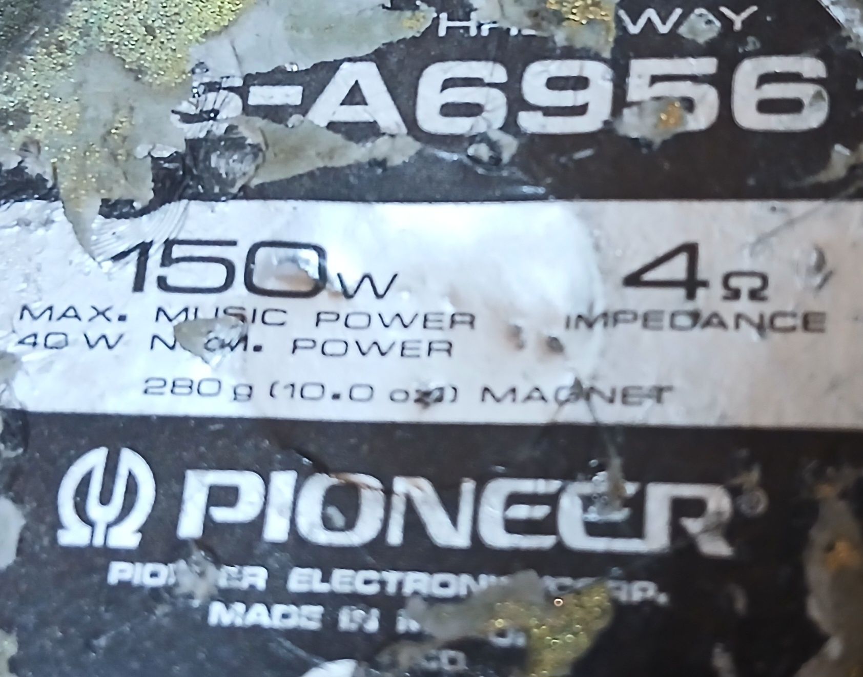 Тонколони говорители елипси 6х9 Pioneer за кола 4ohm 150W