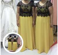 Продам шифоновое платье на 52-54 размер