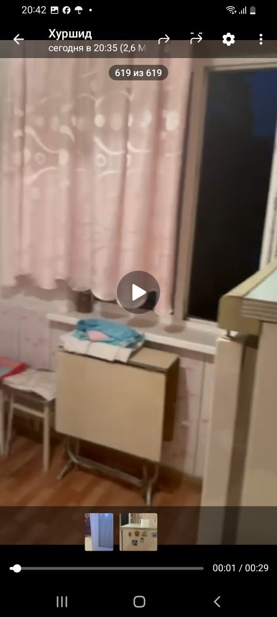 Сдаётся квартира в чирчике 8мкн 2 этаж около чоко-локо естькондиционер
