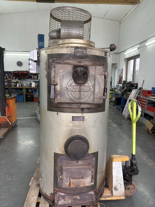 Suflanta aer cald , generator caldura , soba , centrala pe lemne 55kw