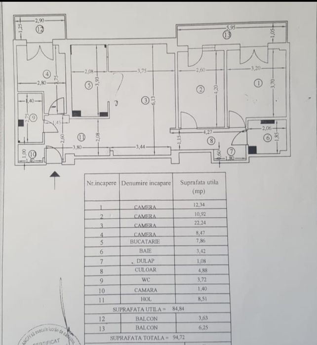 Apart. 4 camere foarte spațios și elegant la Bucur Obor, lângă metrou
