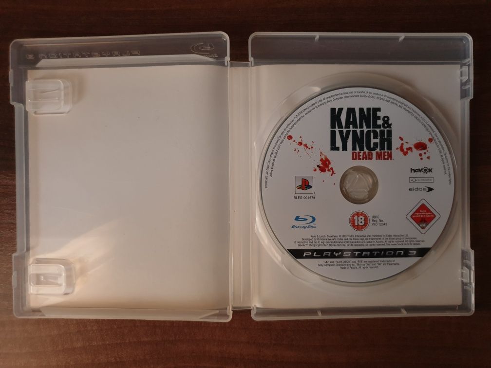 Kane & Lynch Dead Men PS3/Playstation 3