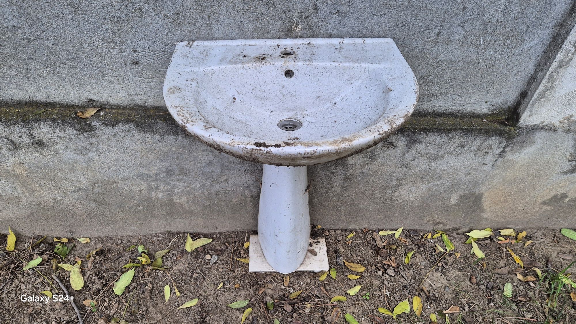 Lavoar Baie Cu Piedestal Cersanit 60cm