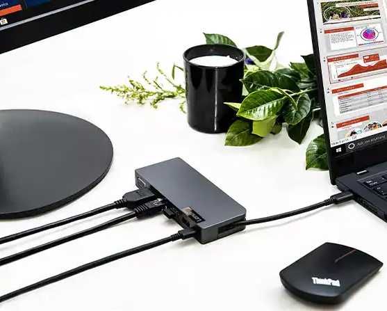 Док-станция Lenovo Powered USB-C Travel Hub