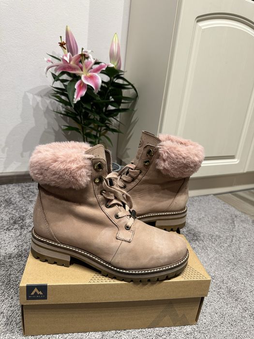 Ghete piele naturata BUGATI