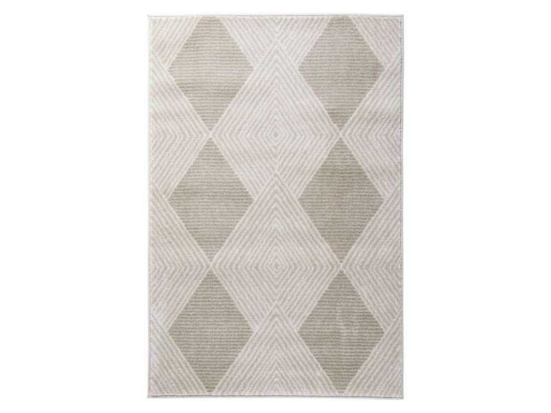 НОВ! Килим бежов 100х150см гръб юта