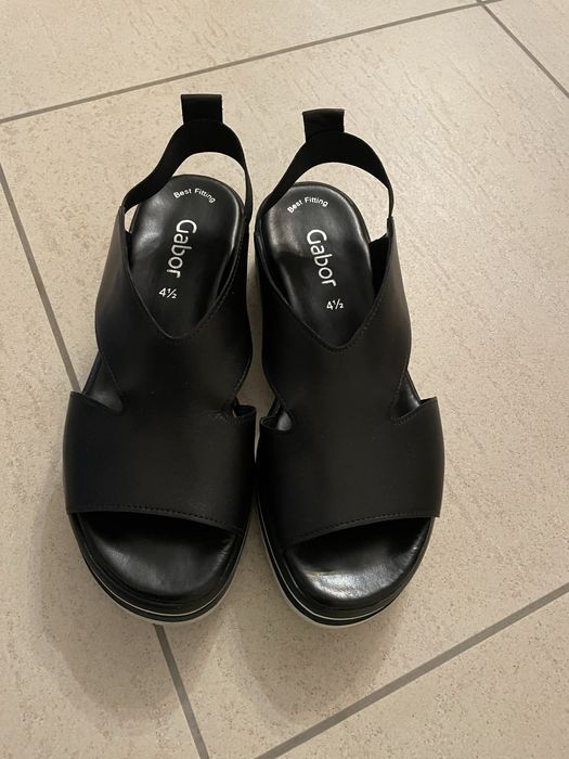 Sandale Gabor, piele, 37 ( 4 1/2), noi