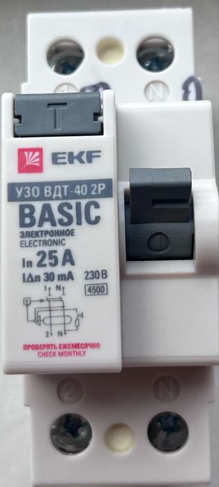 Устройство защитного отключения ВДТ-40
