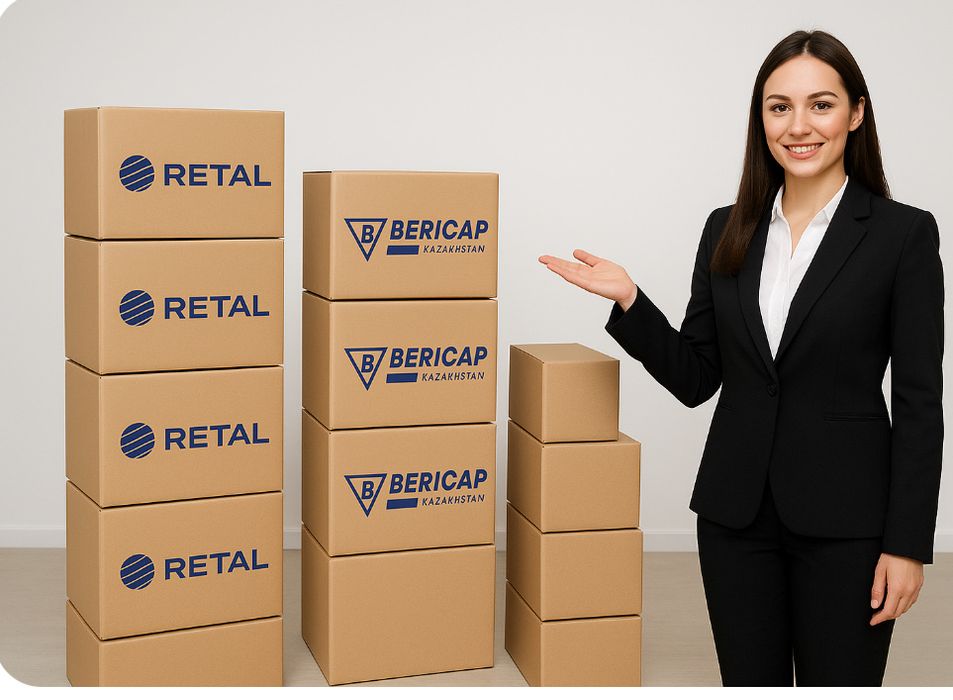 Коробки картонные RETAL BERICAP для WB OZON и переезда
