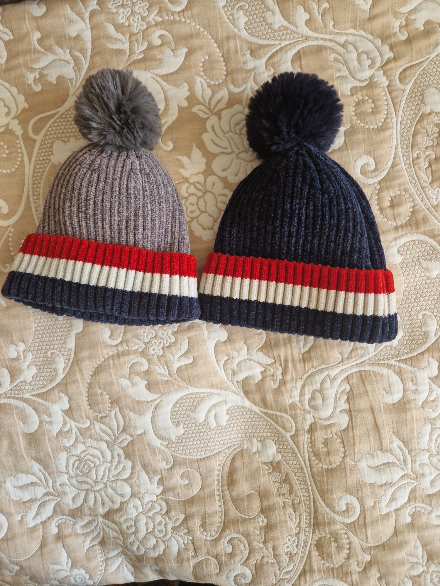 Детски топли зимни шапки за деца от 2 до 4 години