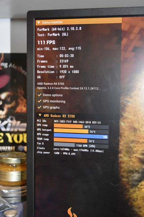 Видео карта AMD Radeon RX 5700 XT, 8GB, MSI GAMING X, GDDR6, 256bit,