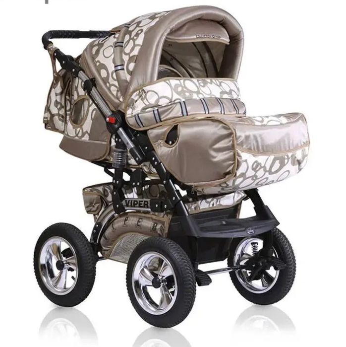 Коляска-трансформер, Riko Viper, с перекидной ручкой