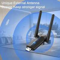 Adaptor Wireless, Dual Band, Retea 2.4 Ghz / 5Ghz, 1300Mbps, USB 3.0,