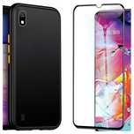 Samsung A22/A23/A25/A34/A54/A55/A56 Husa Hybrid si Folie Sticla 21D Ne