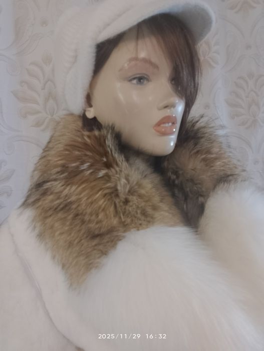 Намаление на палто с естествен косъм (става на  елек))