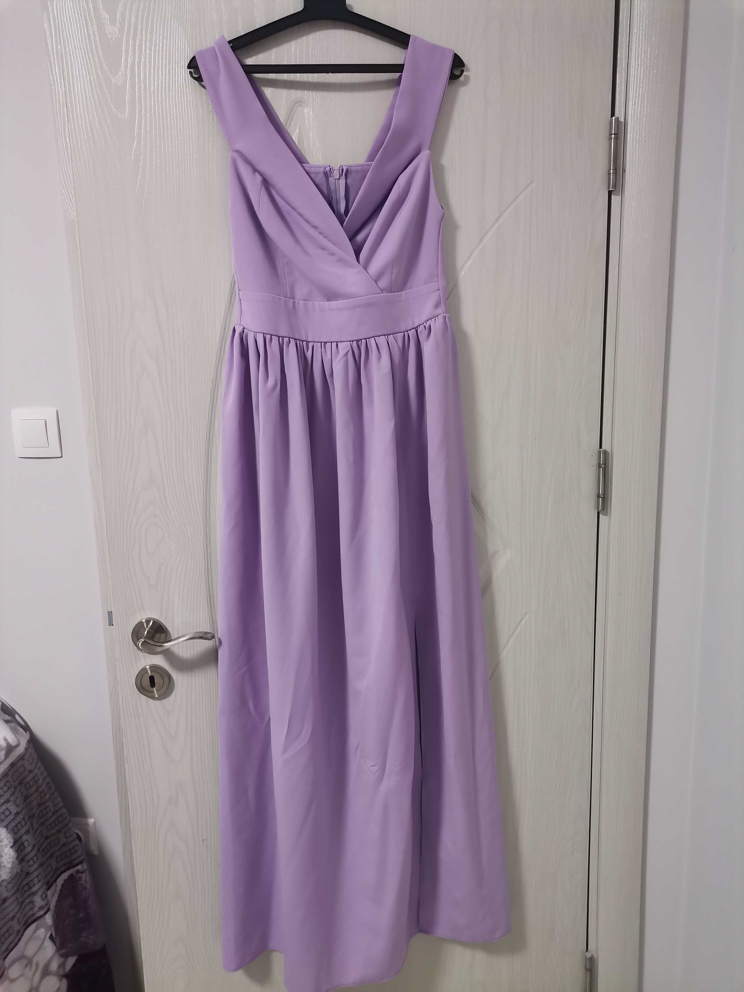 Лилава рокля, подходяща за шаферка р-р S