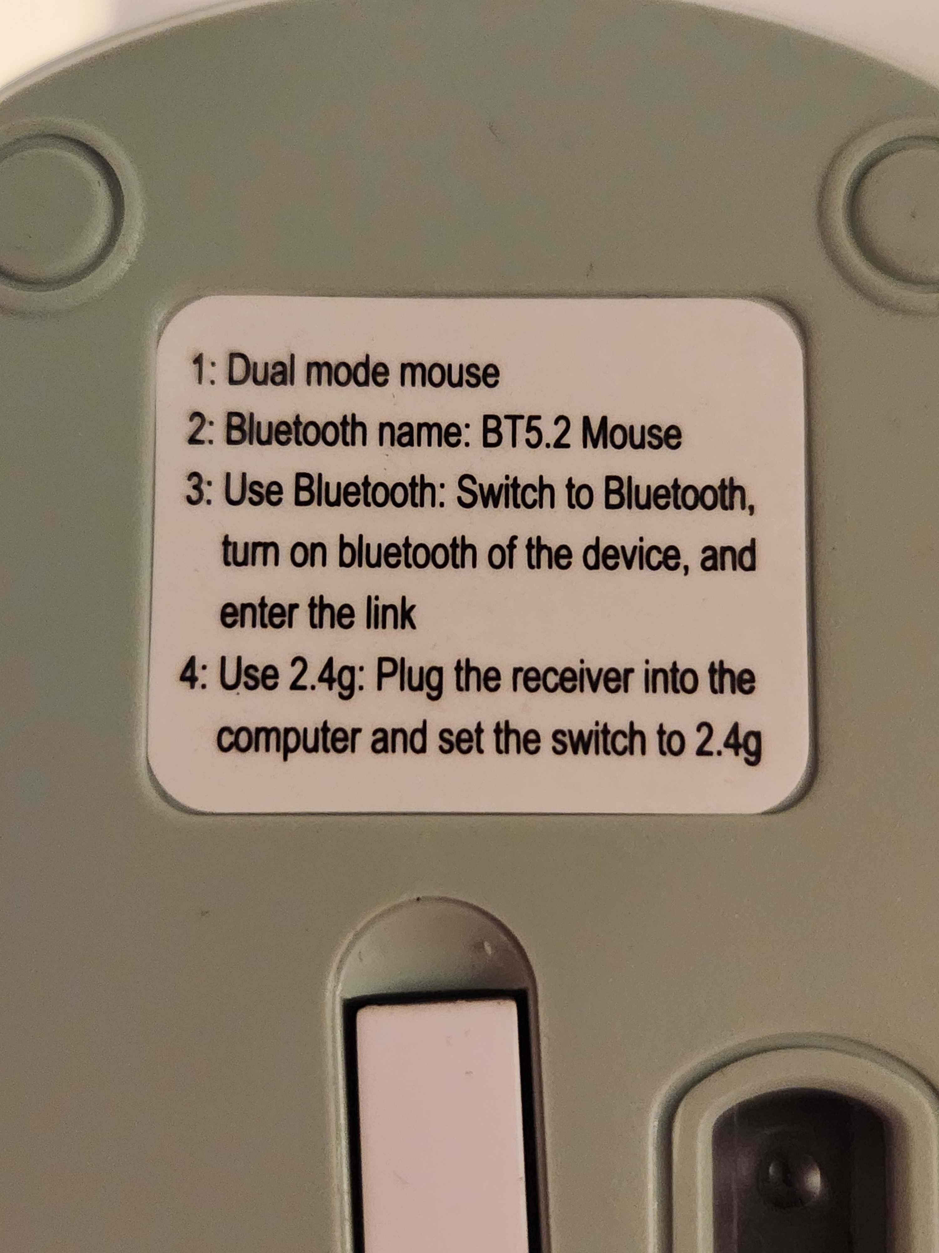 Mouse Bluetooth + Wifi