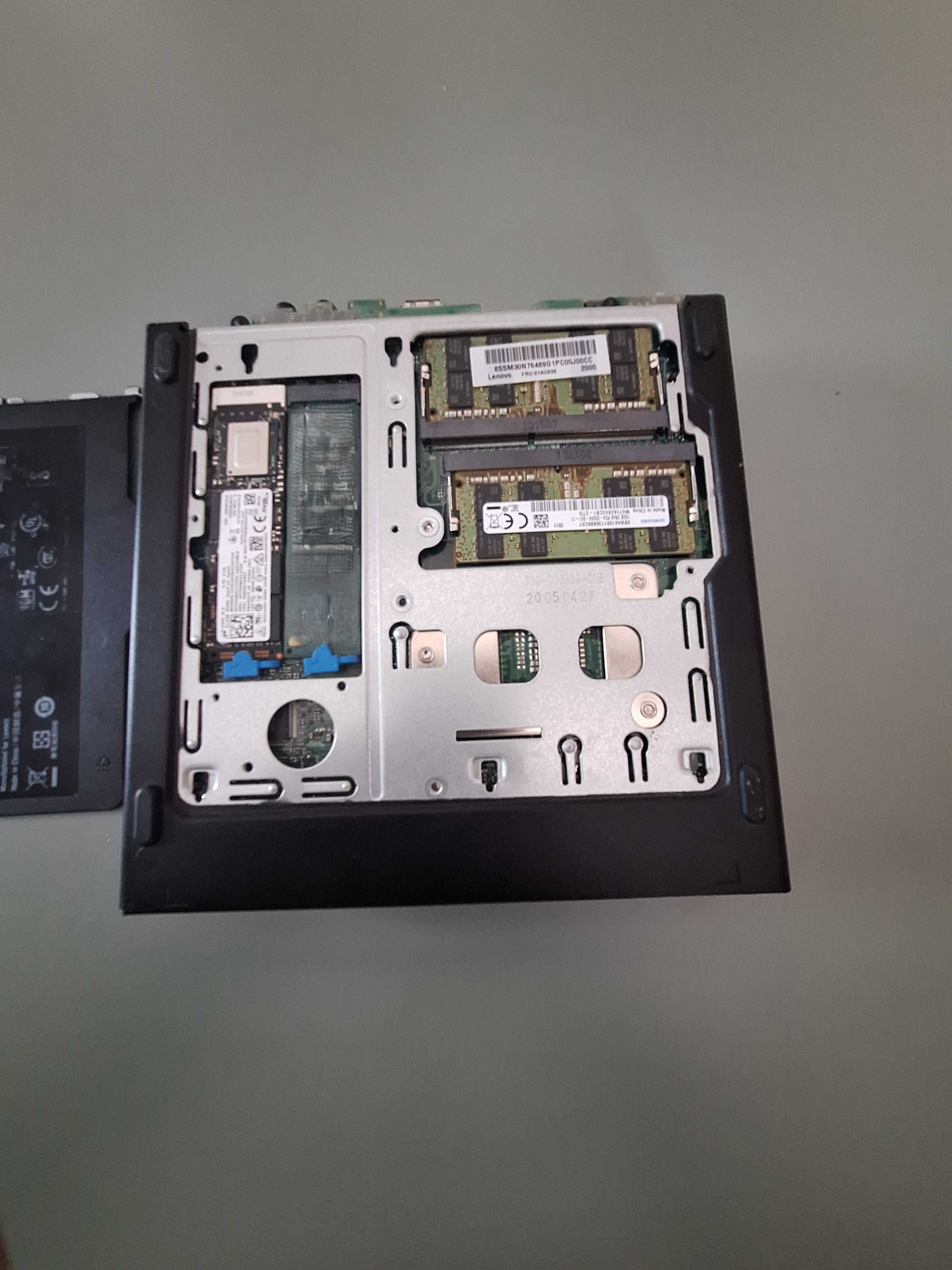 Lenovo P330Tiny, I7-9700T w/vpro, 32GB DDR4 2666Mt/s, 512Nvme