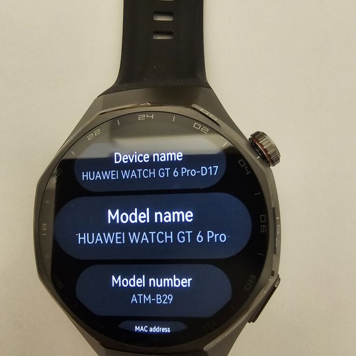 Vand Smartwatch HUAWEI Watch GT 6 Pro, 46mm, GPS, Android/iOS, Black