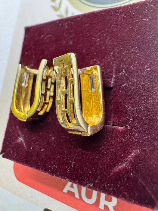 Cercei din aur 14k (66671.1/ 10 Pacurari 1) Garantie 2 ani!