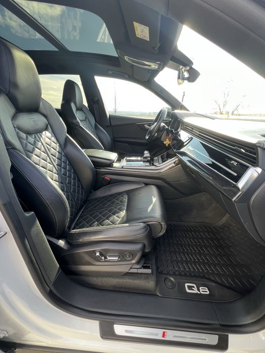 Audi Q8 3x S-Line,Alb Perlat,Maxton,Panoramic,bang olufsen 3d,masaj