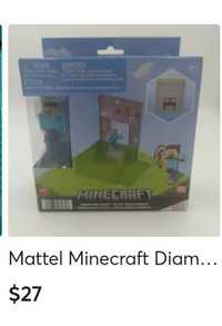 Set mina de diamant Minecraft Steve Mojang Mattel Original