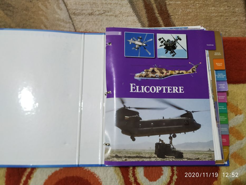 Două cărți cu avioane și elicoptere pentru pasionații.