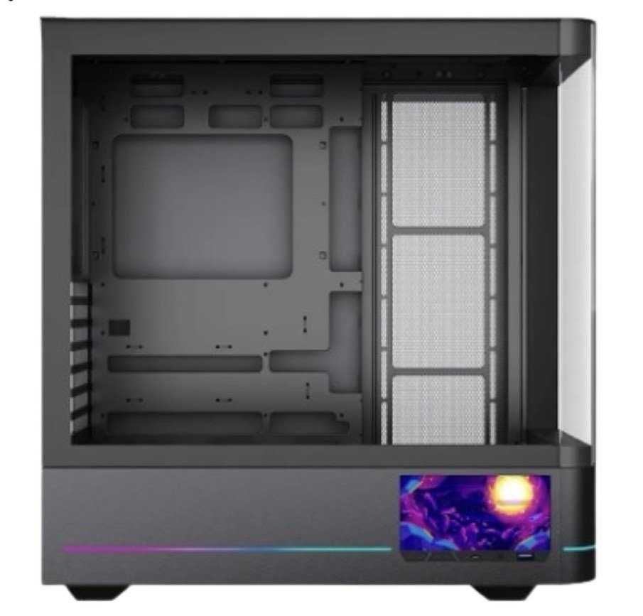 Корпус Jungle Leopard AC-02 изогнутое стекло с ЖК-дисплеем 5,5 дюйма