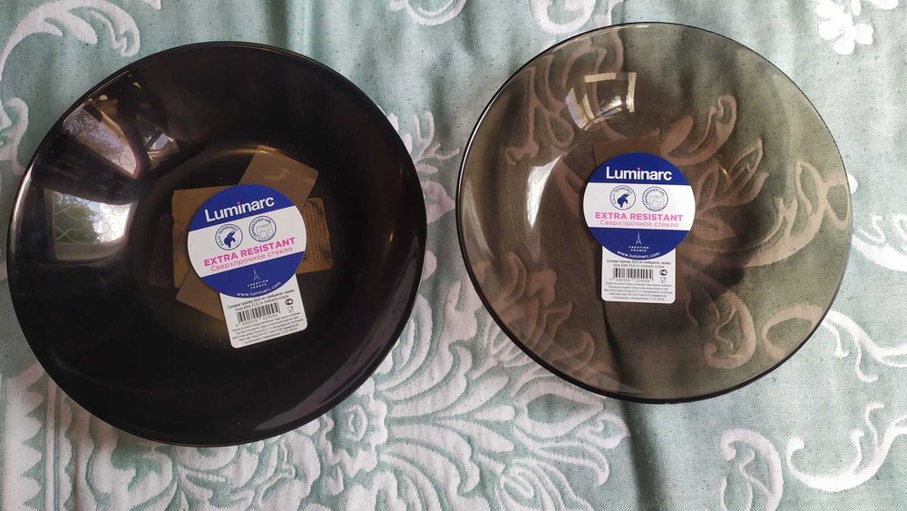 LUMINARC - тарелки, компактные, красивые, сделано из стекла