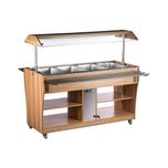 GREEN FROST- Vitrina calda bain marie 4x GN 1/1 (1490 × 765 × 1370 mm)