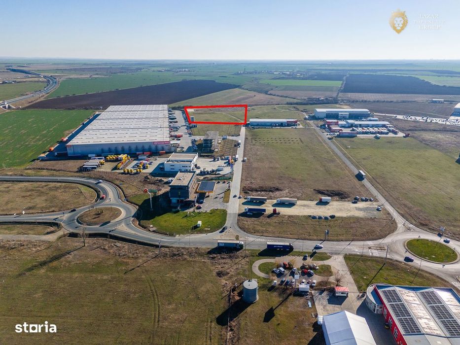 Teren intravilan 2,5Ha  cu potential in zona industriala