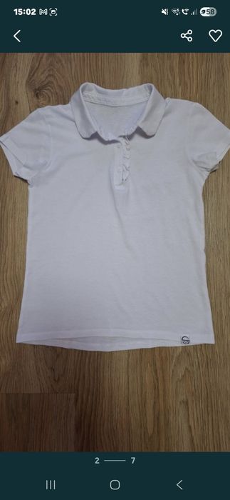 Tricouri pt scoala, fete ,2 buc,in stare foarte buna, mărimea 146cm