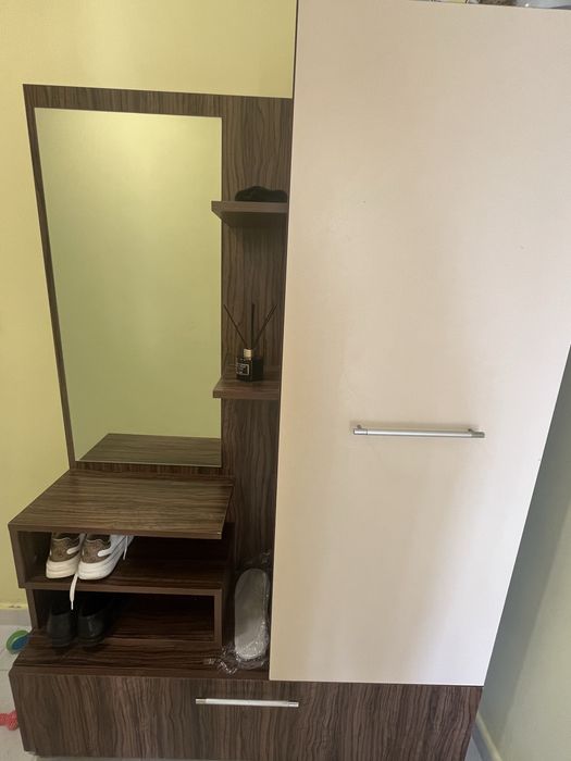 Портманто кафяво